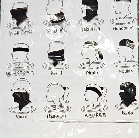 Gator Face Mask 3pc. - Picture 5 of 6